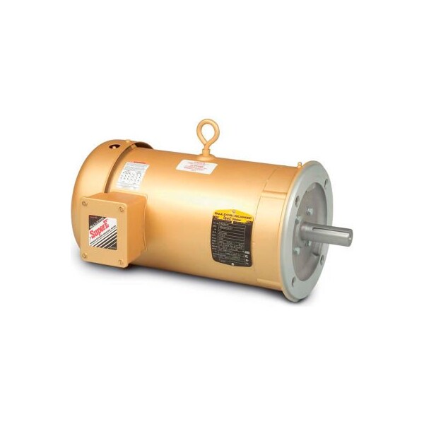 Baldor-Reliance 3-Phase Motor, VEM3714T-5, 10 HP, 1770 RPM, 215TC Frame, C-Face Mount, TEFC, 575 Volts